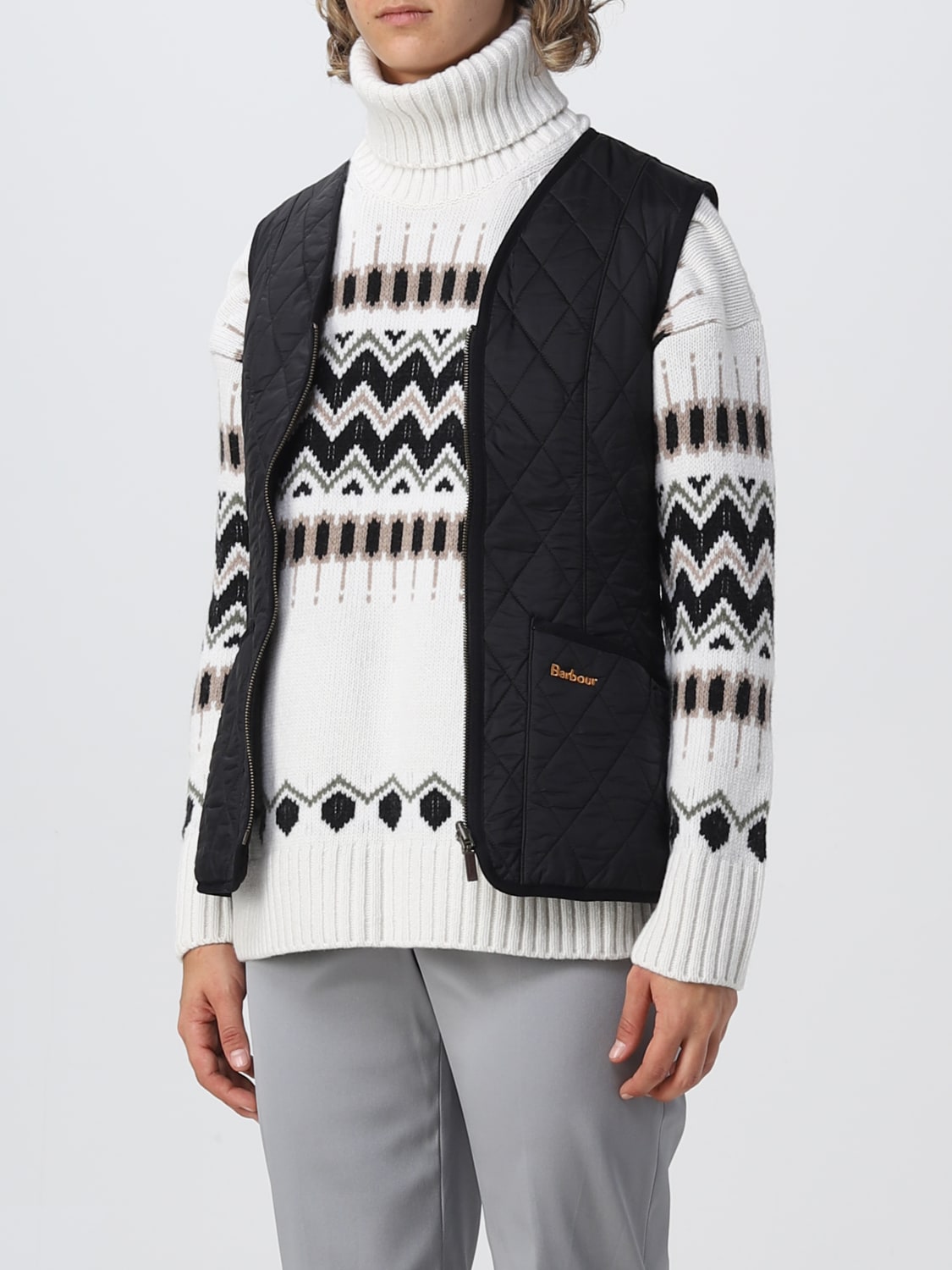 BARBOUR WESTE: Barbour Damen Jacke, Schwarz - Img 3