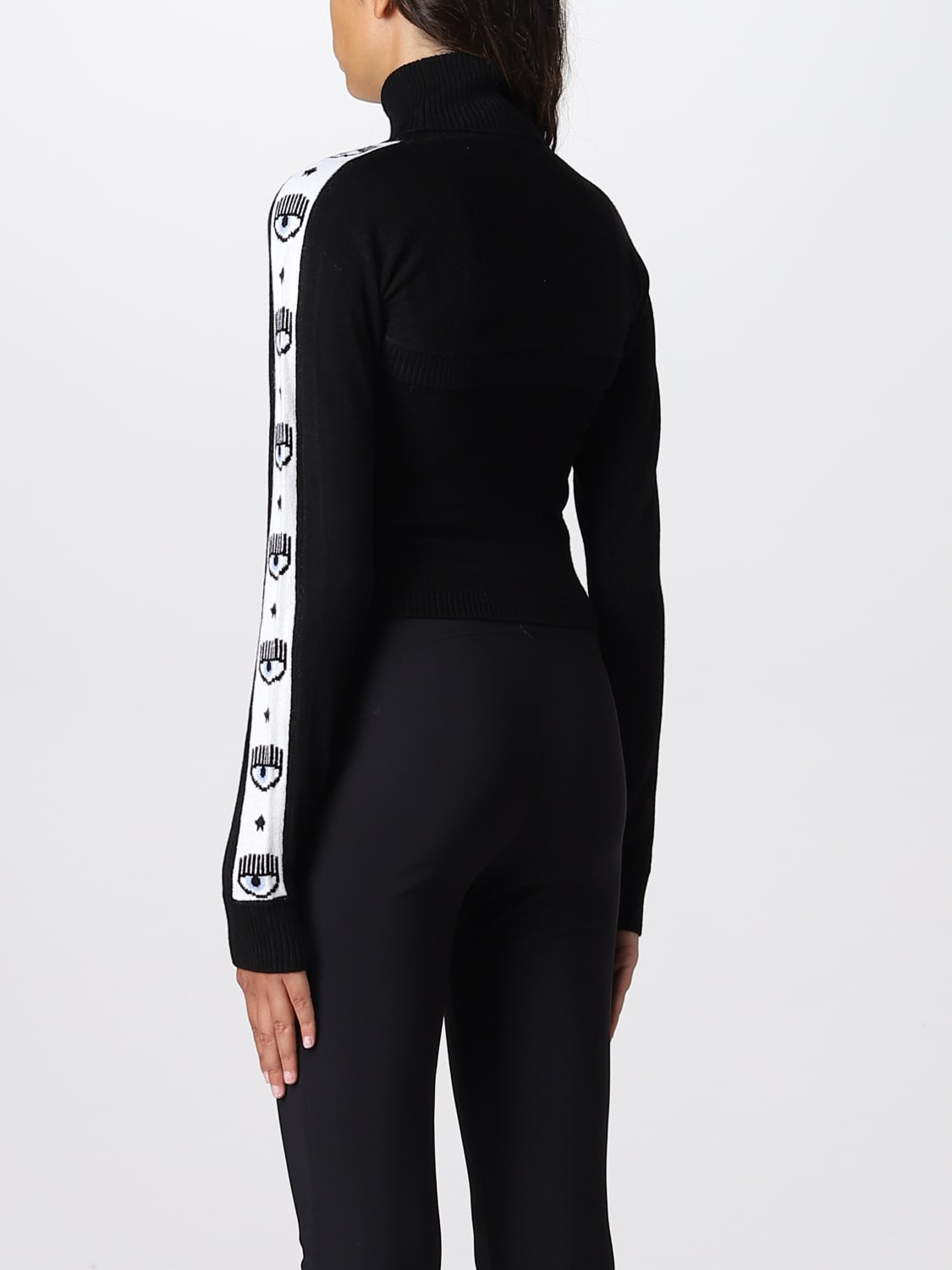 CHIARA FERRAGNI JUMPER: Jumper women Chiara Ferragni, Black - Img 2