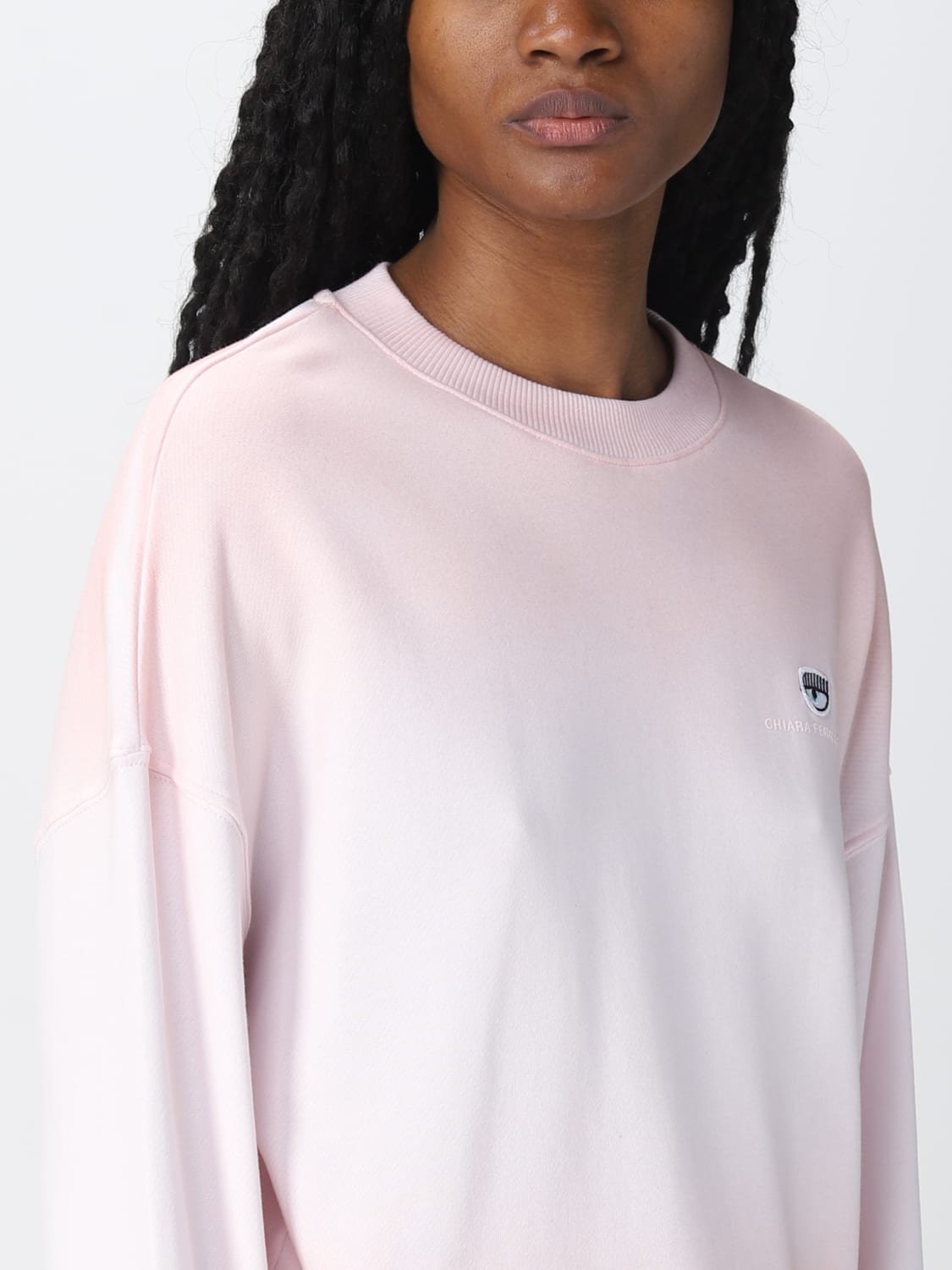 CHIARA FERRAGNI SUDADERA: Sudadera mujer Chiara Ferragni, Violeta - Img 3