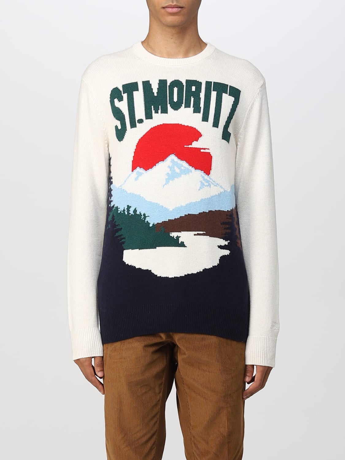 MC2 SAINT BARTH SWEATER: Sweater men Mc2 Saint Barth, White - Img 1