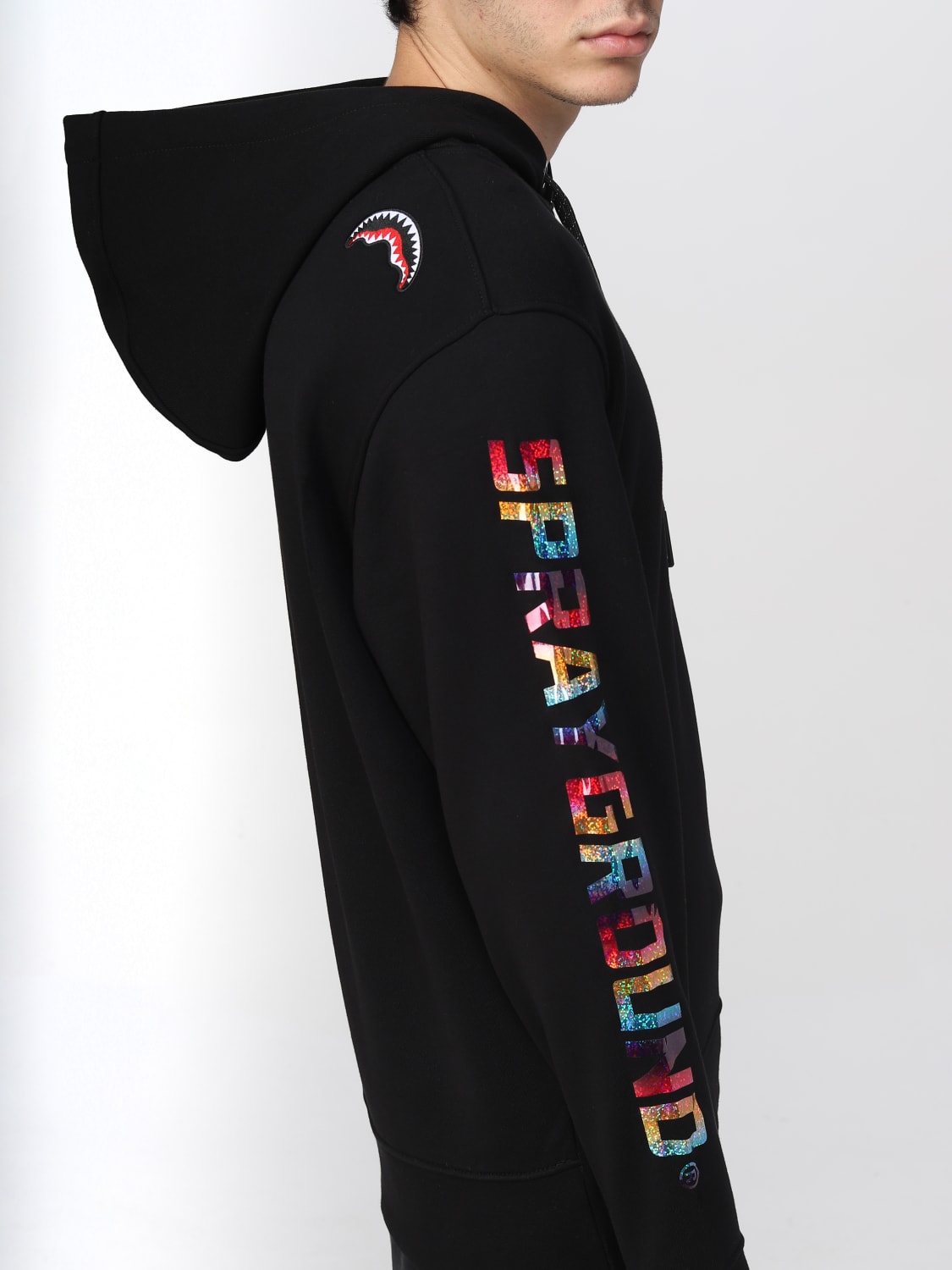 SPRAYGROUND SWEATSHIRT: Sweatshirt men Sprayground, Black - Img 3