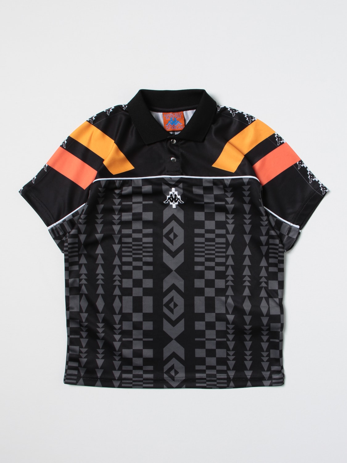 MARCELO BURLON COUNTY OF MILAN POLO: Polo kinder Marcelo Burlon County Of Milan, Schwarz - Img 1