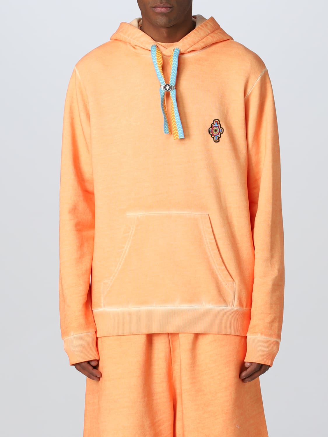 MARCELO BURLON SWEATSHIRT: Sweatshirt men Marcelo Burlon County Of Milan, Orange - Img 1