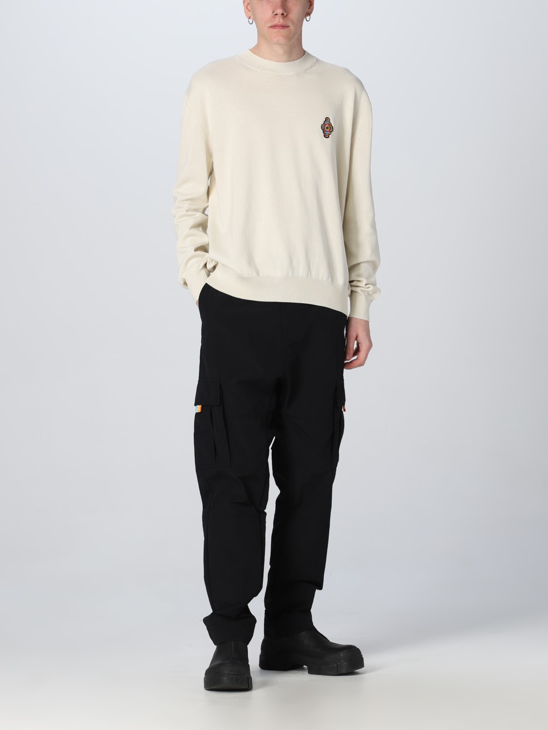 MARCELO BURLON SWEATSHIRT: Sweatshirt herren Marcelo Burlon County Of Milan, Yellow Cream - Img 2