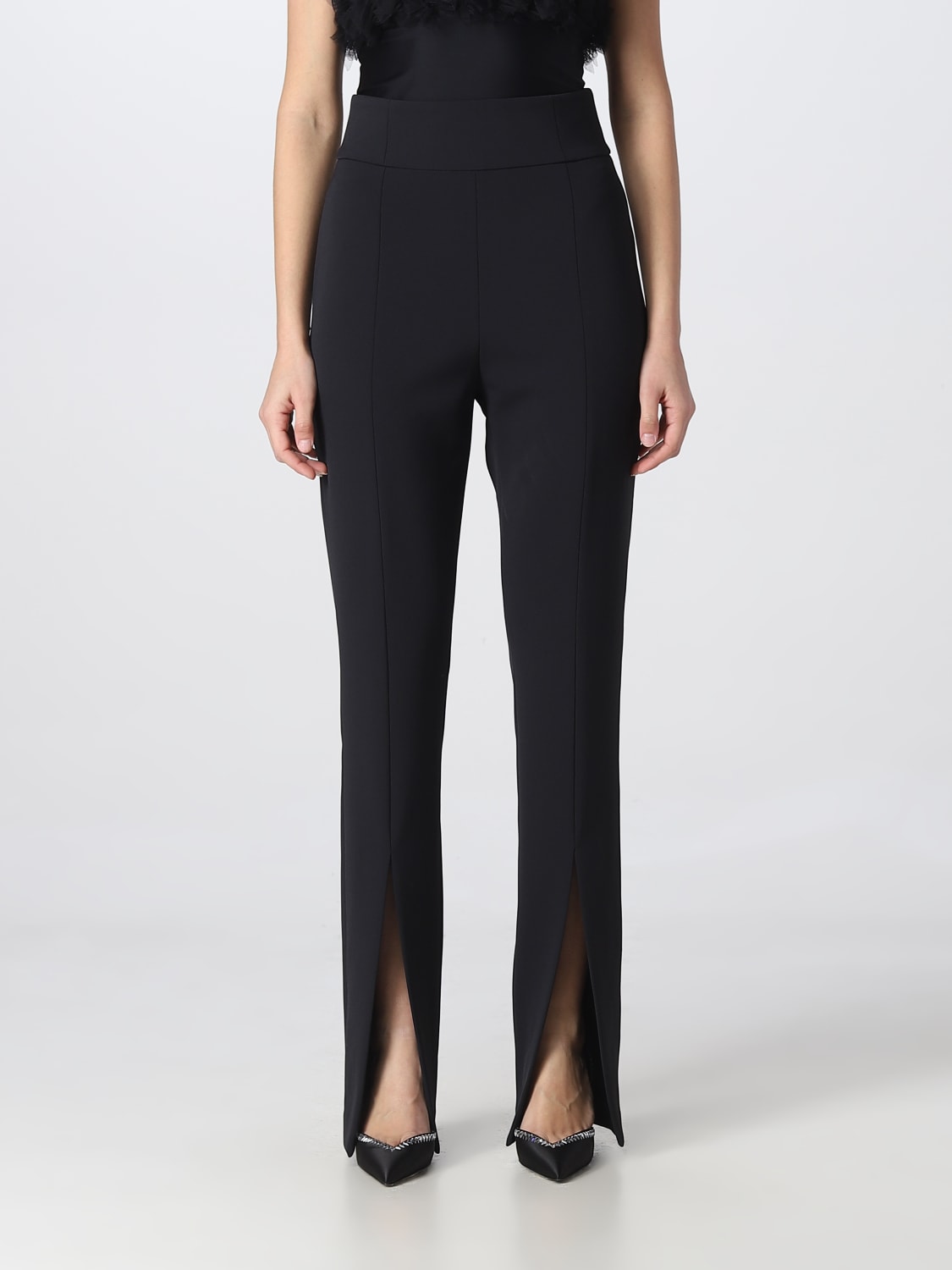 パンツ PINKO Woman Pants Black 100091Z1NW Z99 Pinko Outlet: Pants woman - Black | Pinko pants 100091Z1NW
