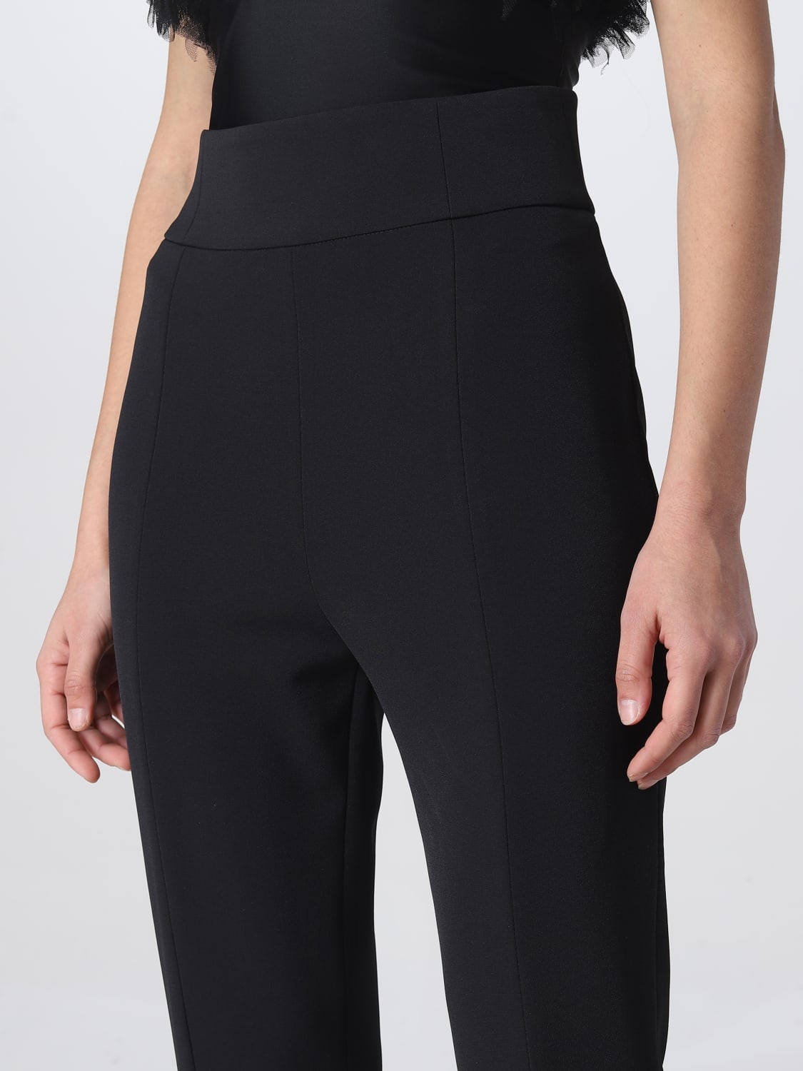 パンツ PINKO Woman Pants Black 100091Z1NW Z99 Pinko Outlet: Pants woman - Black | Pinko pants 100091Z1NW