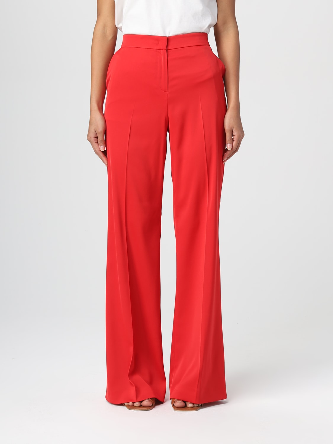 PINKO PANTS: Pants woman Pinko, Red - Img 1