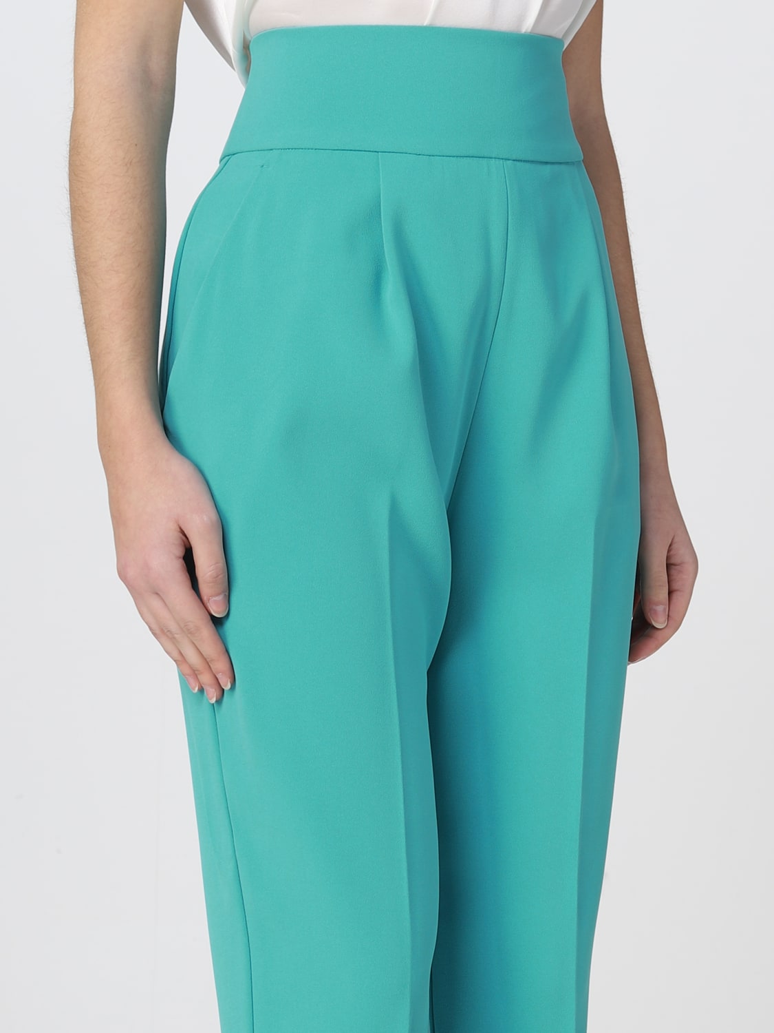 PINKO PANTALON: Pantalon femme Pinko, Bleu Azur - Img 4