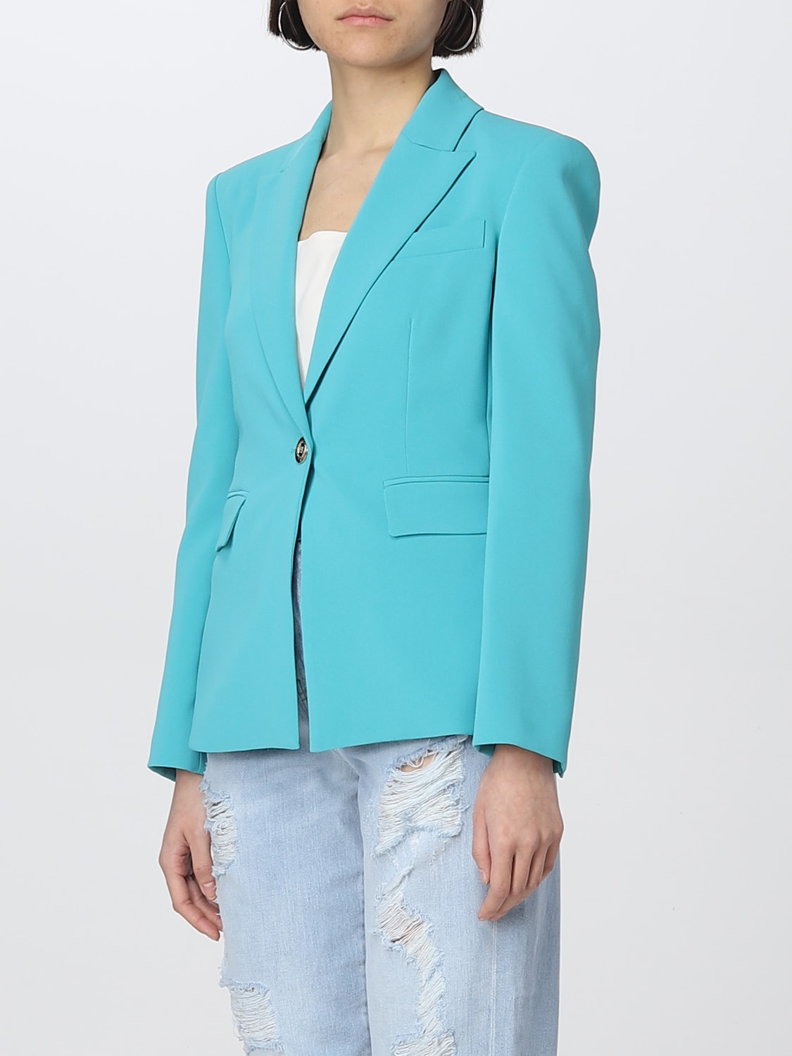 スーツ PINKO Women Suit Jackets 104644A2E1PJF Blue PINKO | Blue Women's Blazer | YOOX