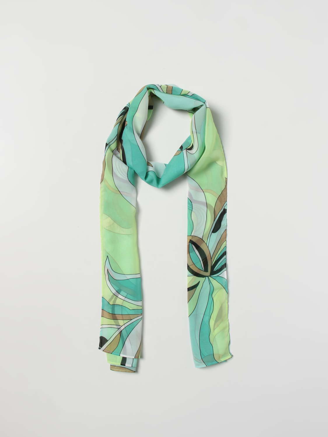 PINKO SCARF: Scarf woman Pinko, Green - Img 2