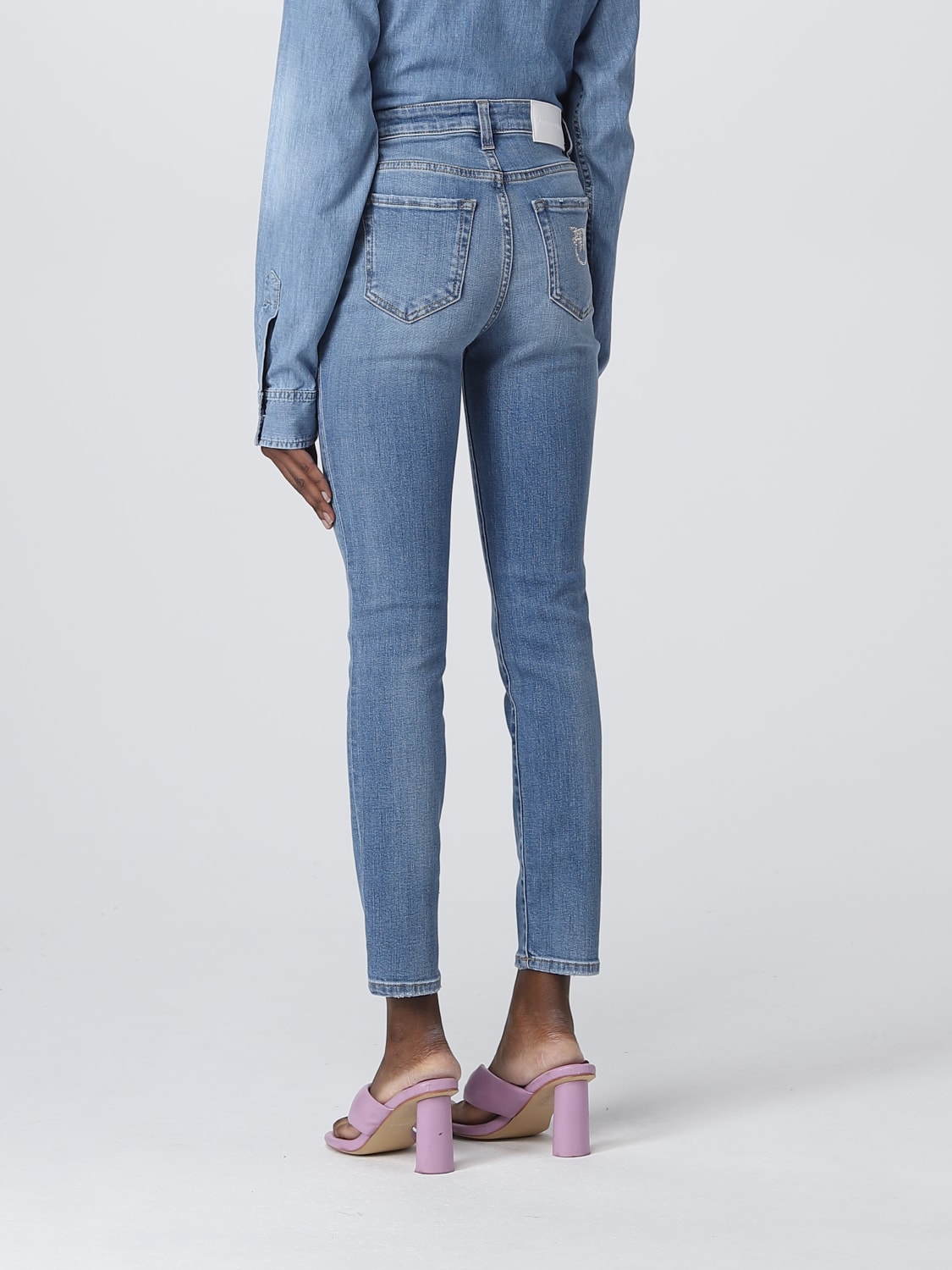 PINKO JEANS: Jeans woman Pinko, Denim - Img 2