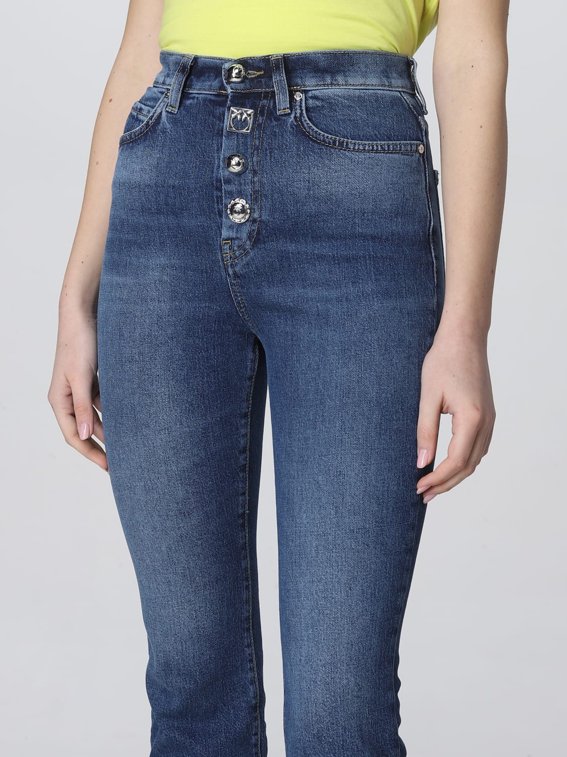 PINKO JEANS: Jeans woman Pinko, Denim - Img 3