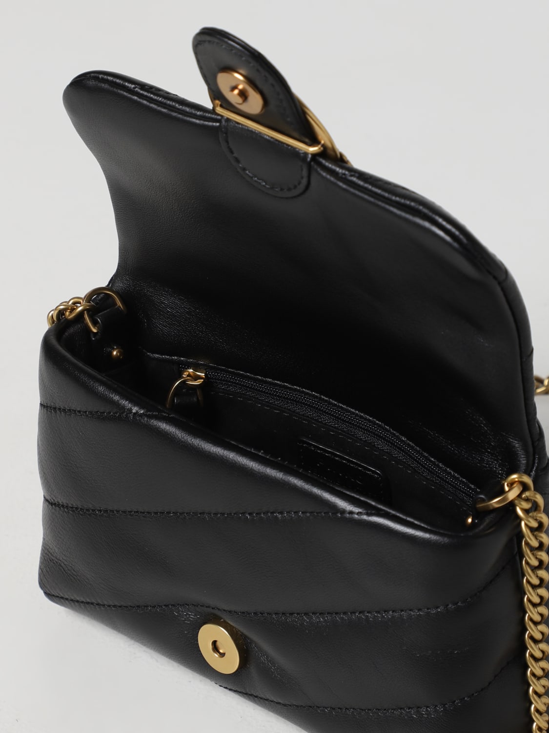 PINKO MINI BAG: Shoulder bag woman Pinko, Black - Img 3