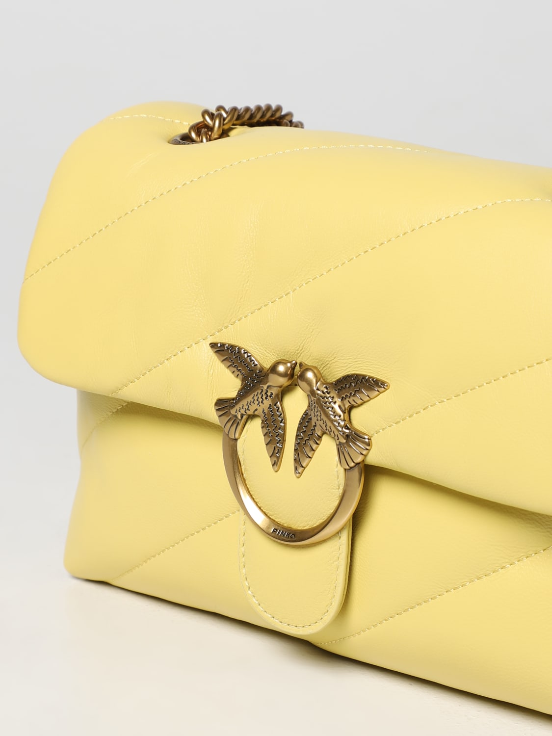 PINKO SCHULTERTASCHE: Schultertasche damen Pinko, Gelb - Img 3