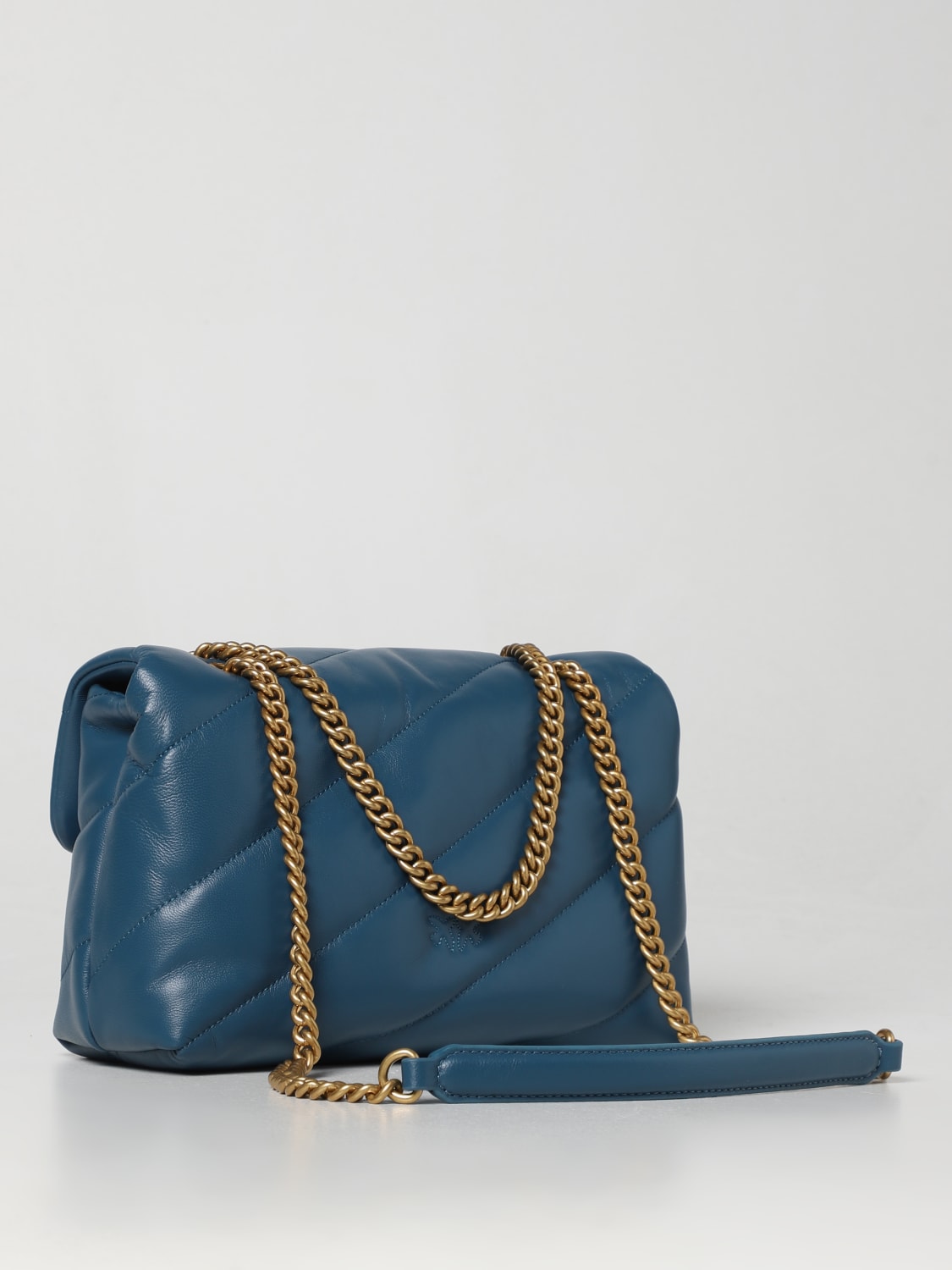 PINKO BORSA A SPALLA: Borsa Love Bag Puff Pinko in nappa trapuntata, Ottanio - Img 2