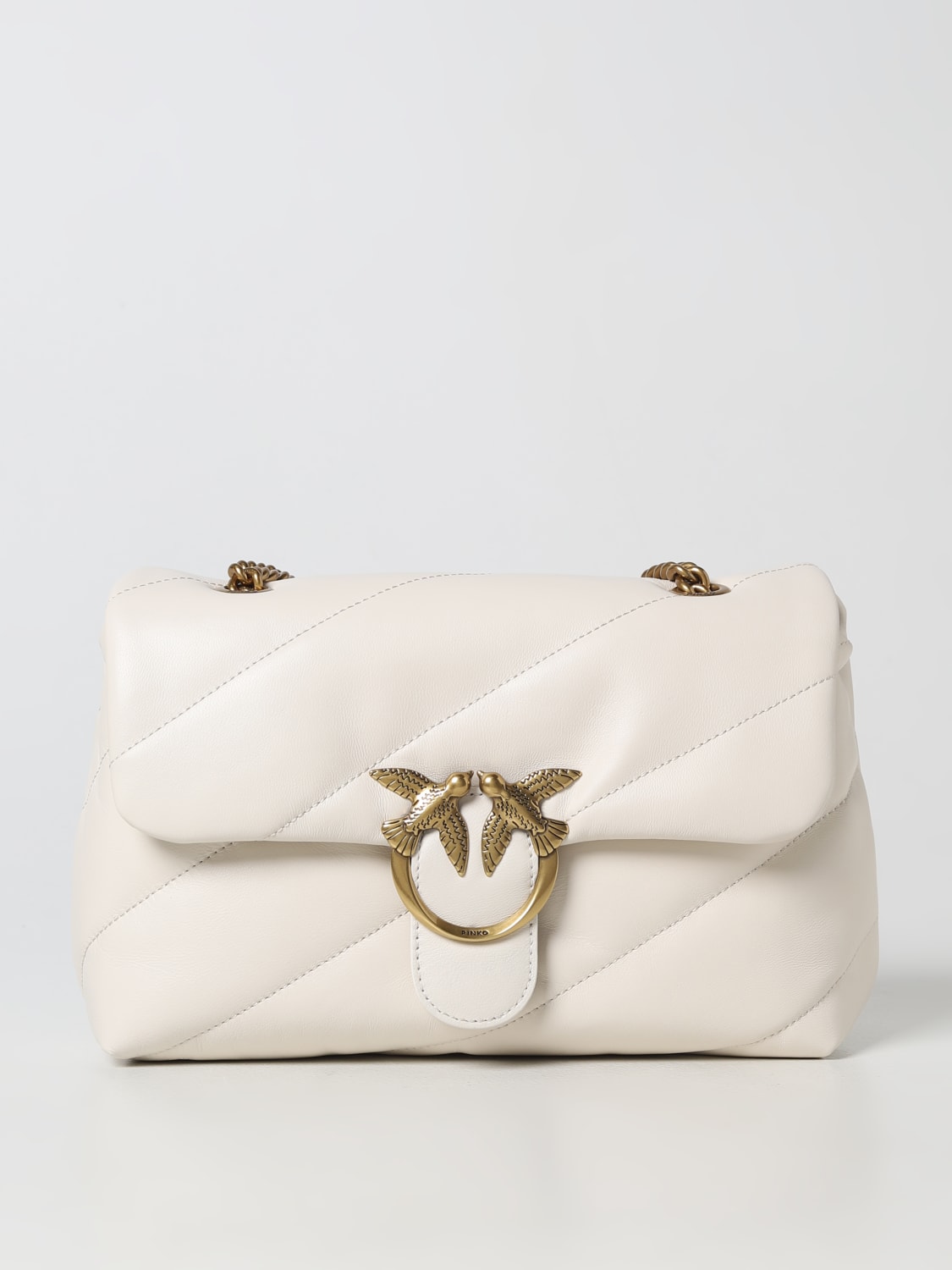 PINKO BOLSO DE HOMBRO: Bolso de hombro mujer Pinko, Marfil - Img 1