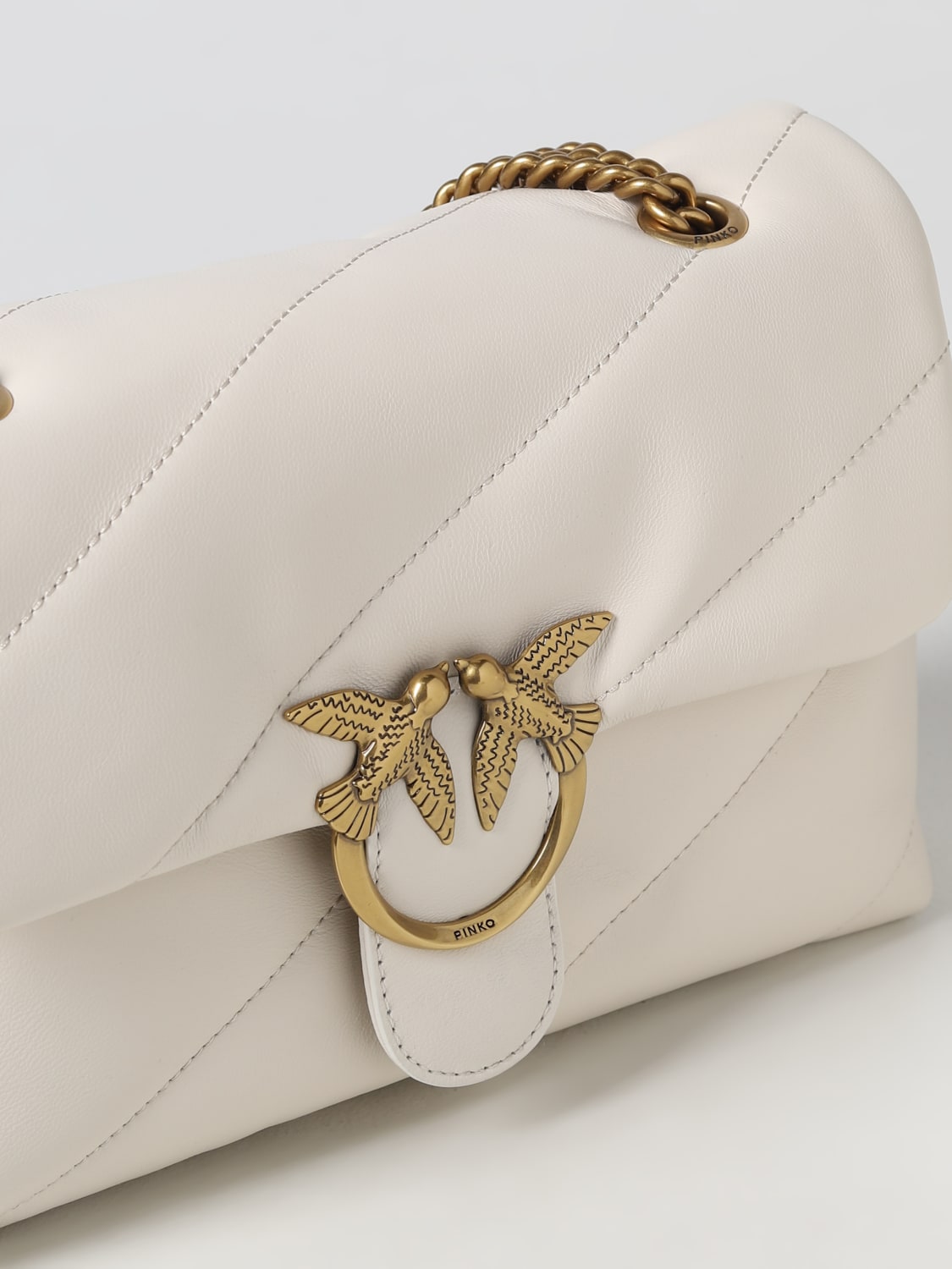 PINKO BOLSO DE HOMBRO: Bolso de hombro mujer Pinko, Marfil - Img 3