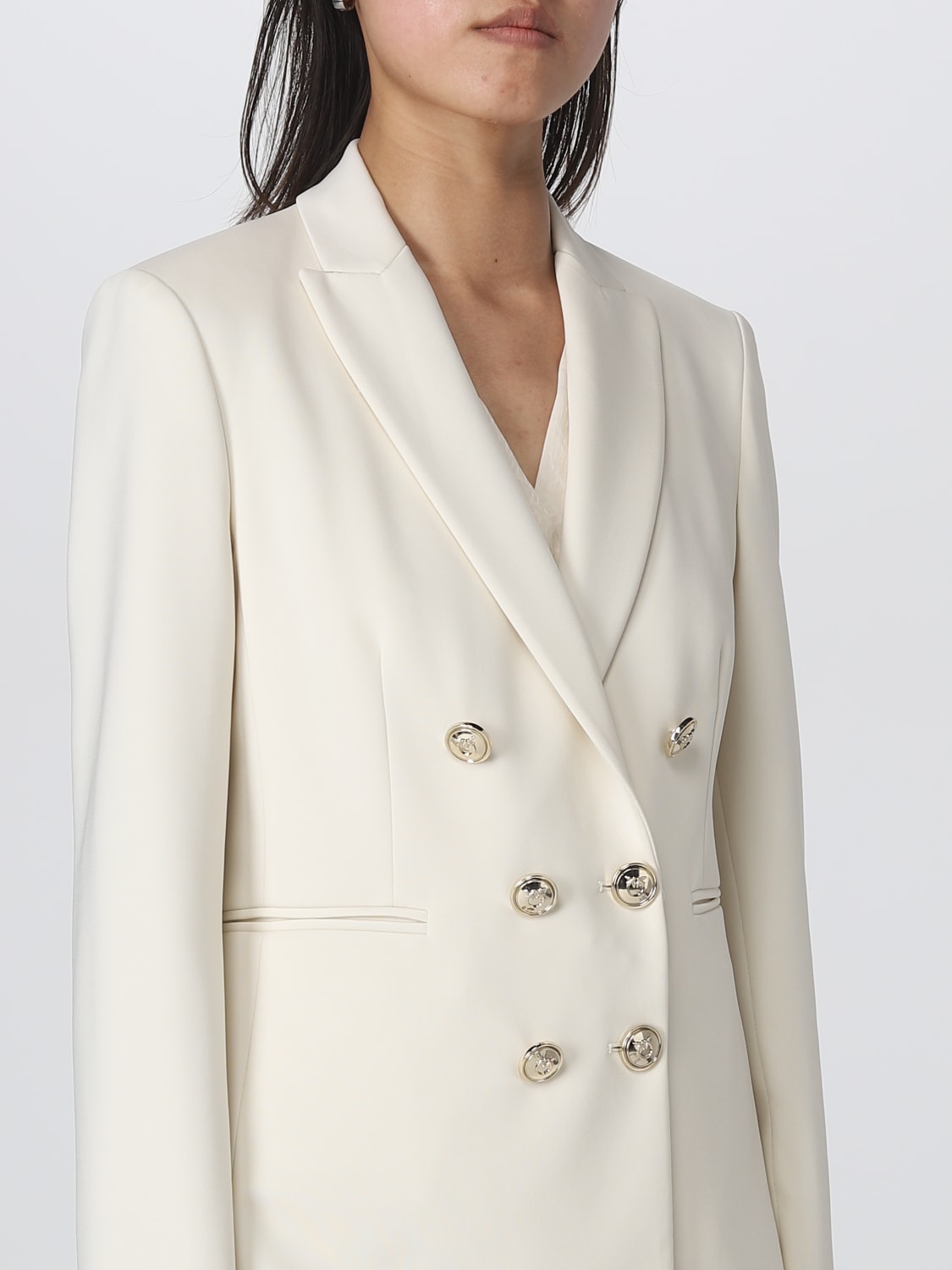 PINKO BLAZER: Blazer woman Pinko, Yellow Cream - Img 4