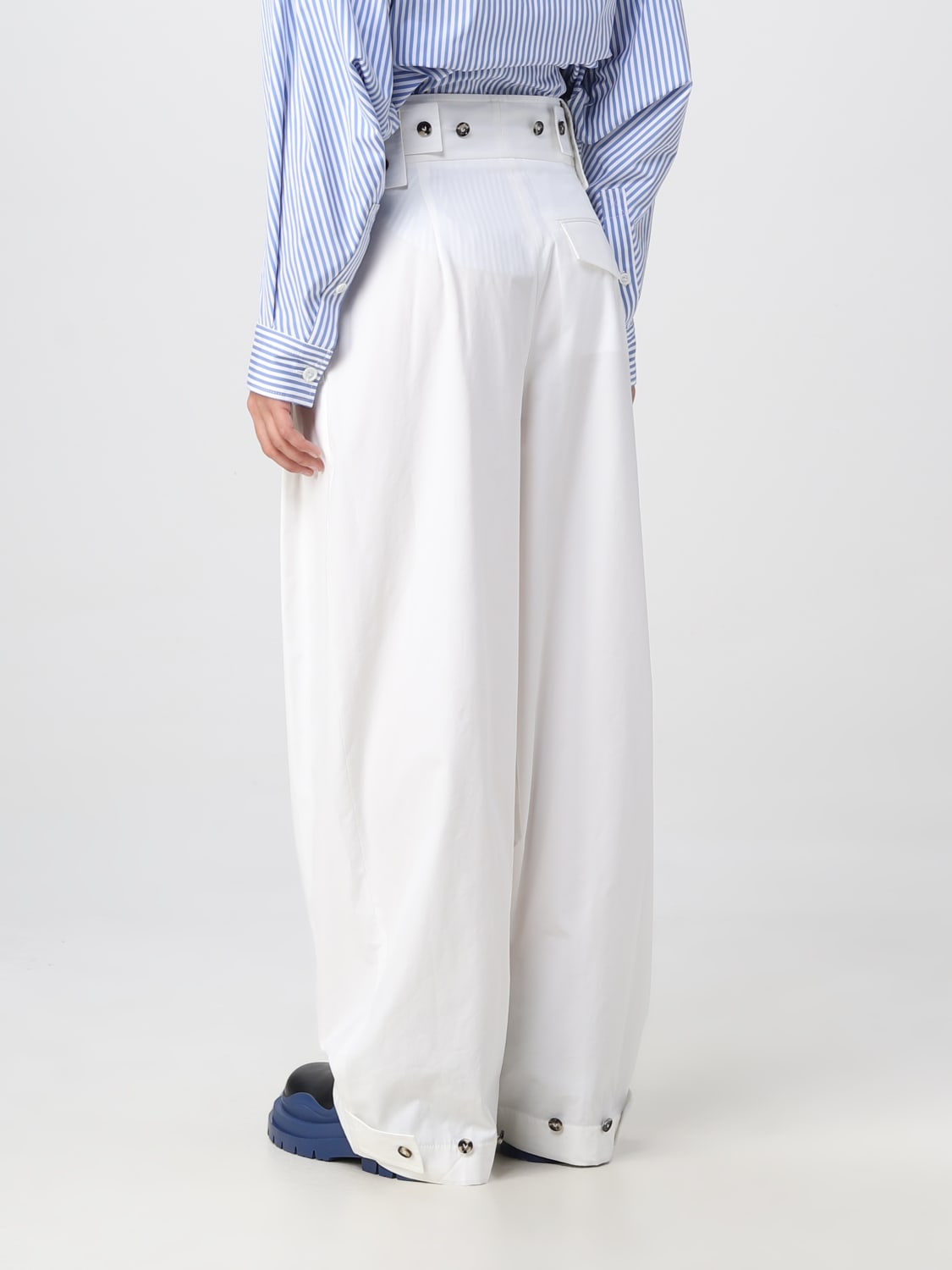 BOTTEGA VENETA PANTS: Pants woman Bottega Veneta, White - Img 3