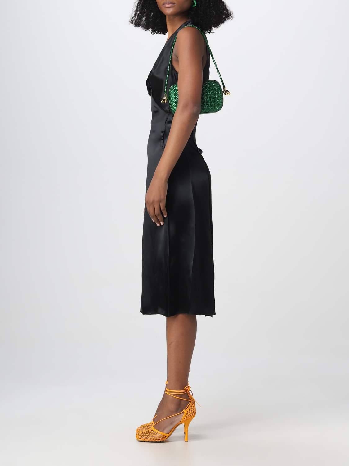 BOTTEGA VENETA DRESS: Dress woman Bottega Veneta, Green - Img 2