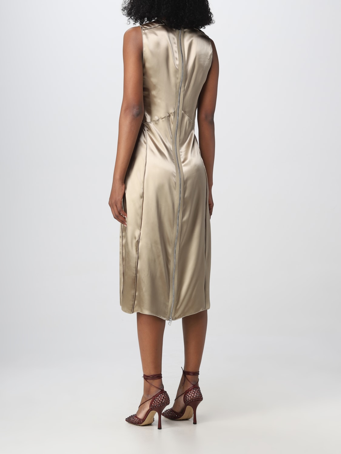 BOTTEGA VENETA DRESS: Dress woman Bottega Veneta, Gold - Img 3