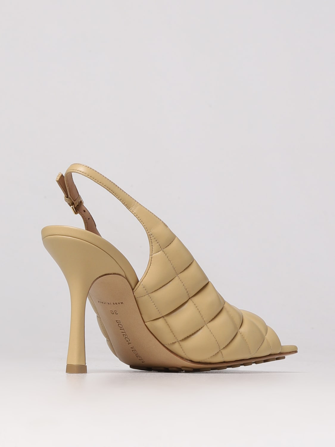 BOTTEGA VENETA SANDALES À TALONS: Chaussures femme Bottega Veneta, Beige - Img 3