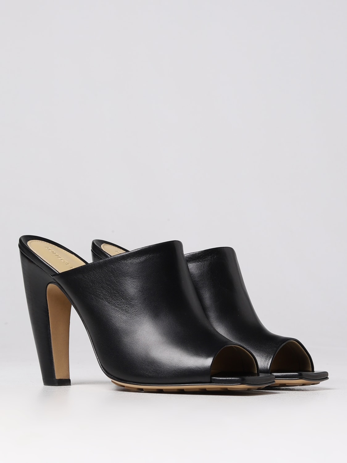 BOTTEGA VENETA SANDALES À TALONS: Chaussures femme Bottega Veneta, Noir - Img 2