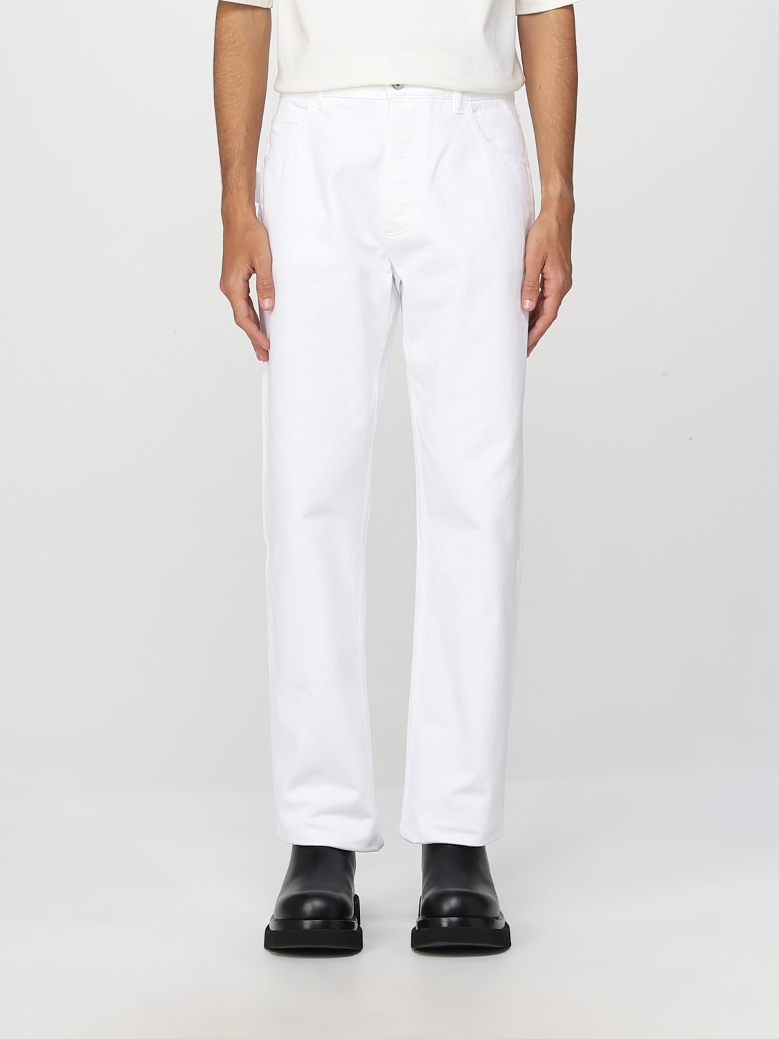 BOTTEGA VENETA JEANS: Jeans men Bottega Veneta, White - Img 1