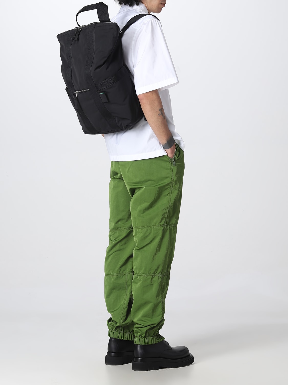 BOTTEGA VENETA PANTS: Pants men Bottega Veneta, Green - Img 2