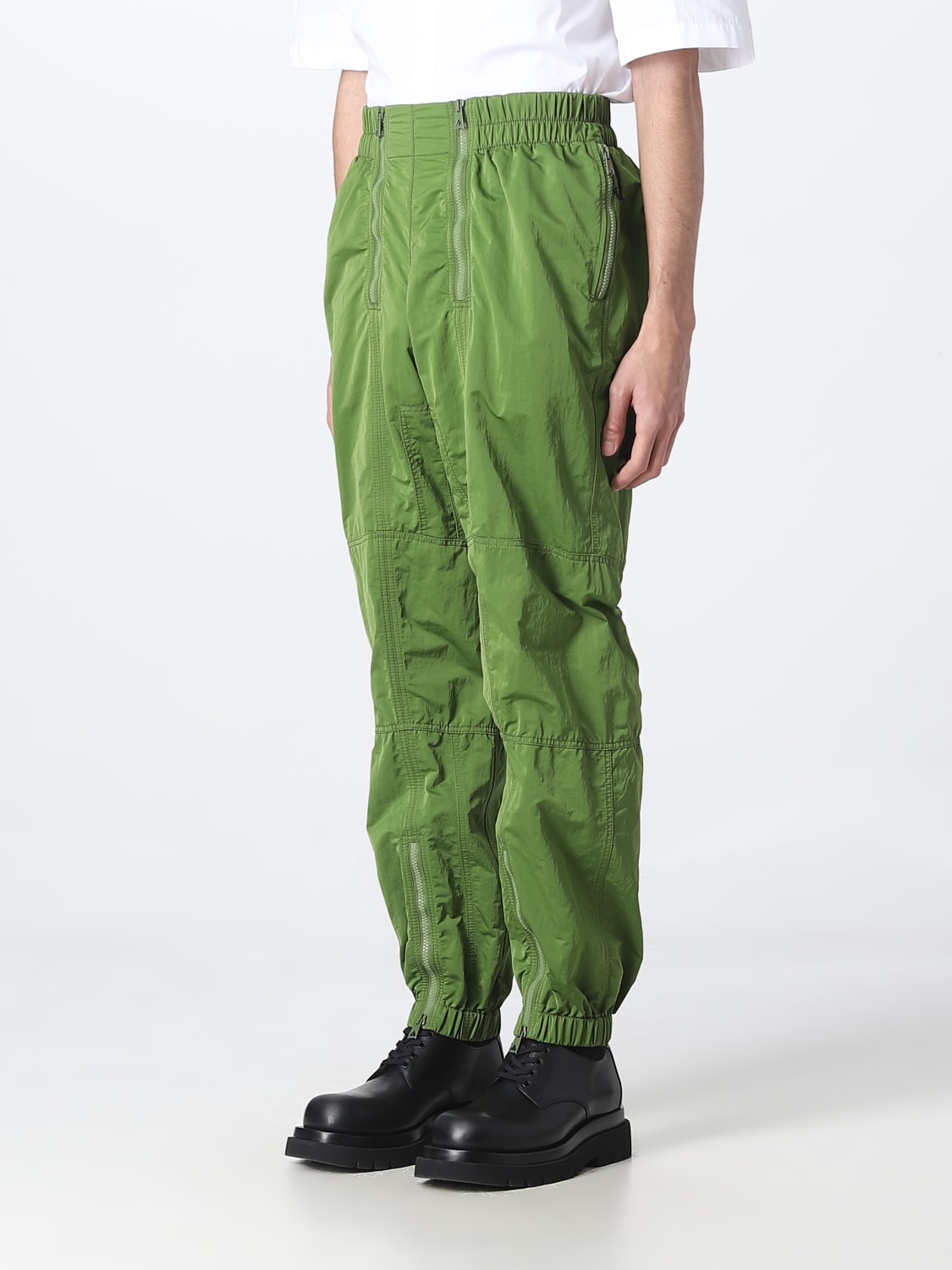 BOTTEGA VENETA PANTS: Pants men Bottega Veneta, Green - Img 4