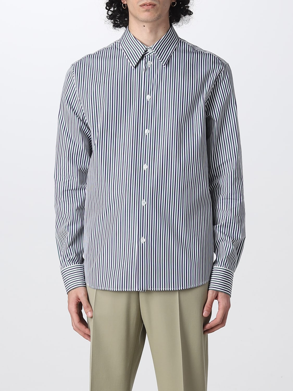 BOTTEGA VENETA SHIRT: Shirt men Bottega Veneta, Blue - Img 1