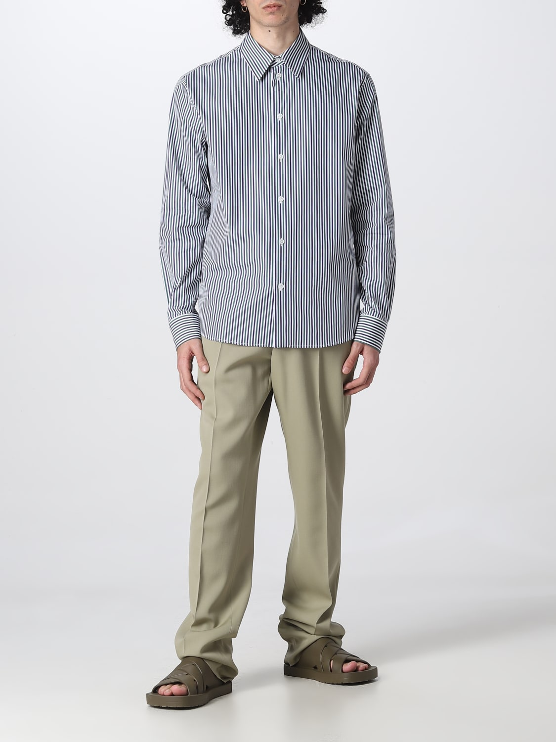 BOTTEGA VENETA SHIRT: Shirt men Bottega Veneta, Blue - Img 2