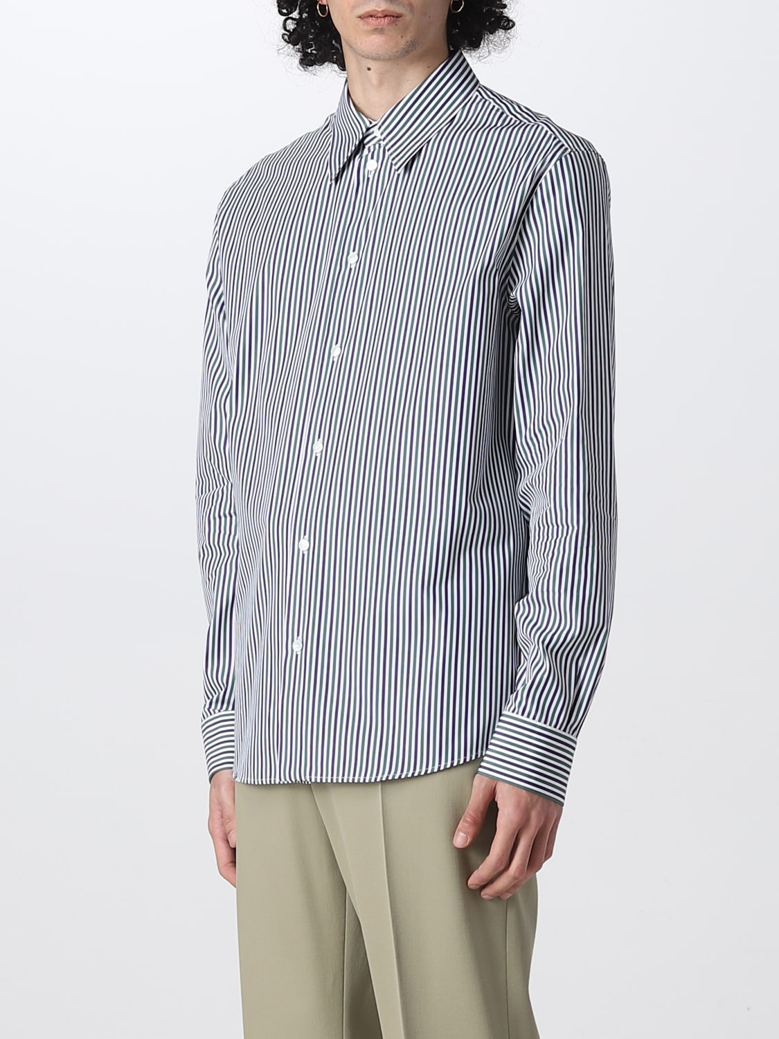 BOTTEGA VENETA SHIRT: Shirt men Bottega Veneta, Blue - Img 4