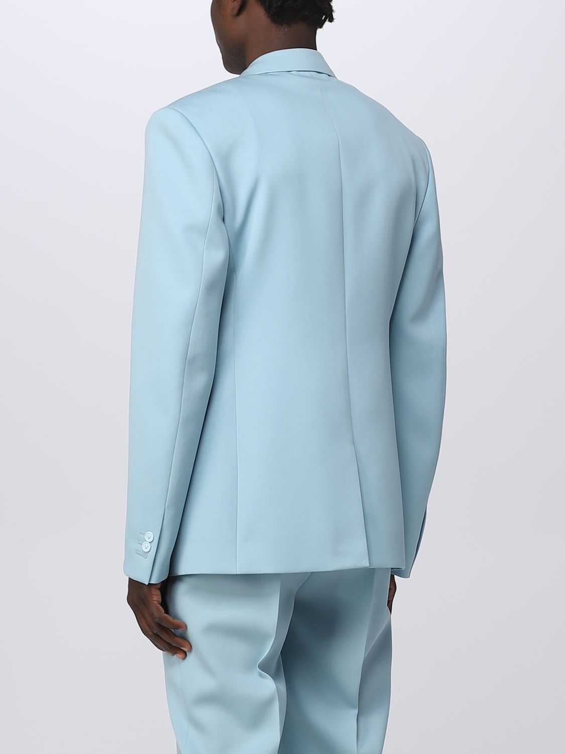 BOTTEGA VENETA BLAZER: Bottega Veneta blazer in wool, Sky Blue - Img 3