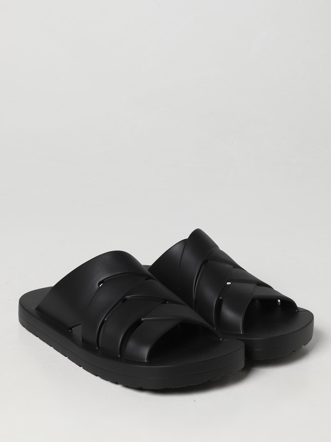 BOTTEGA VENETA SANDALS: Shoes men Bottega Veneta, Black - Img 2