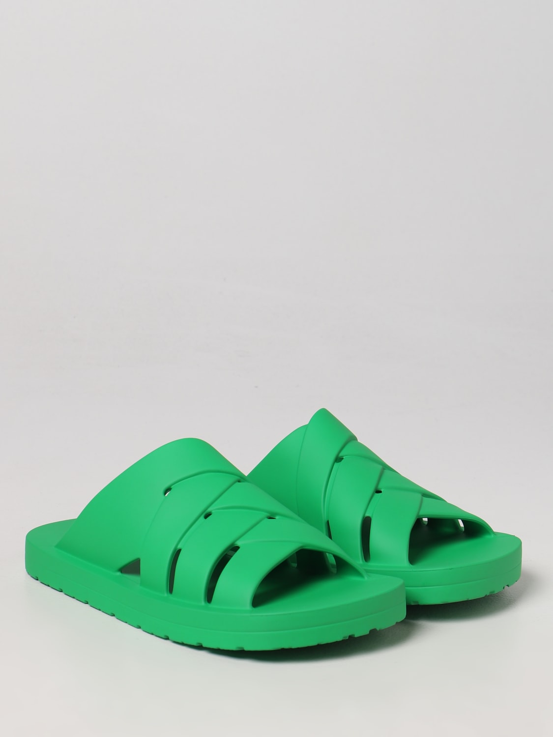 BOTTEGA VENETA SANDALS: Shoes men Bottega Veneta, Green - Img 2