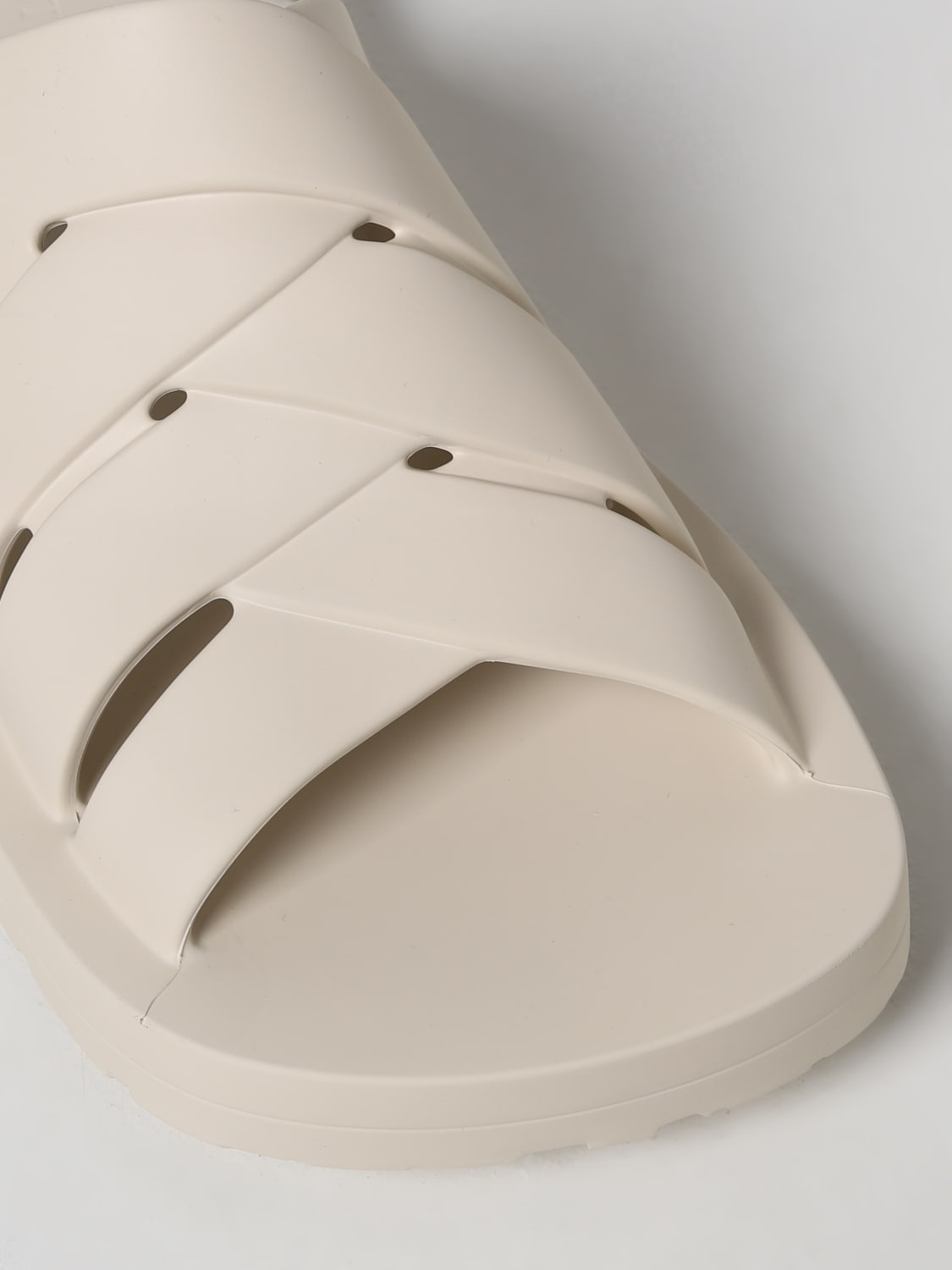 BOTTEGA VENETA SANDALS: Shoes men Bottega Veneta, Ivory - Img 4