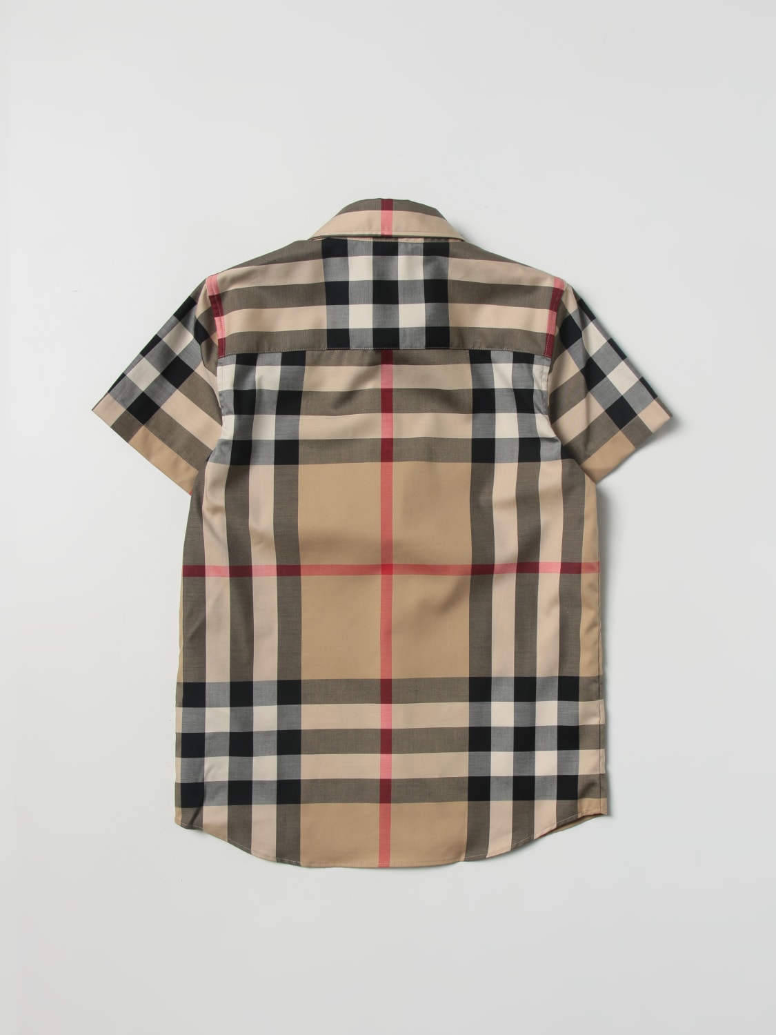 BURBERRY CAMICIA: Camicia Burberry in cotone, Beige - Img 2