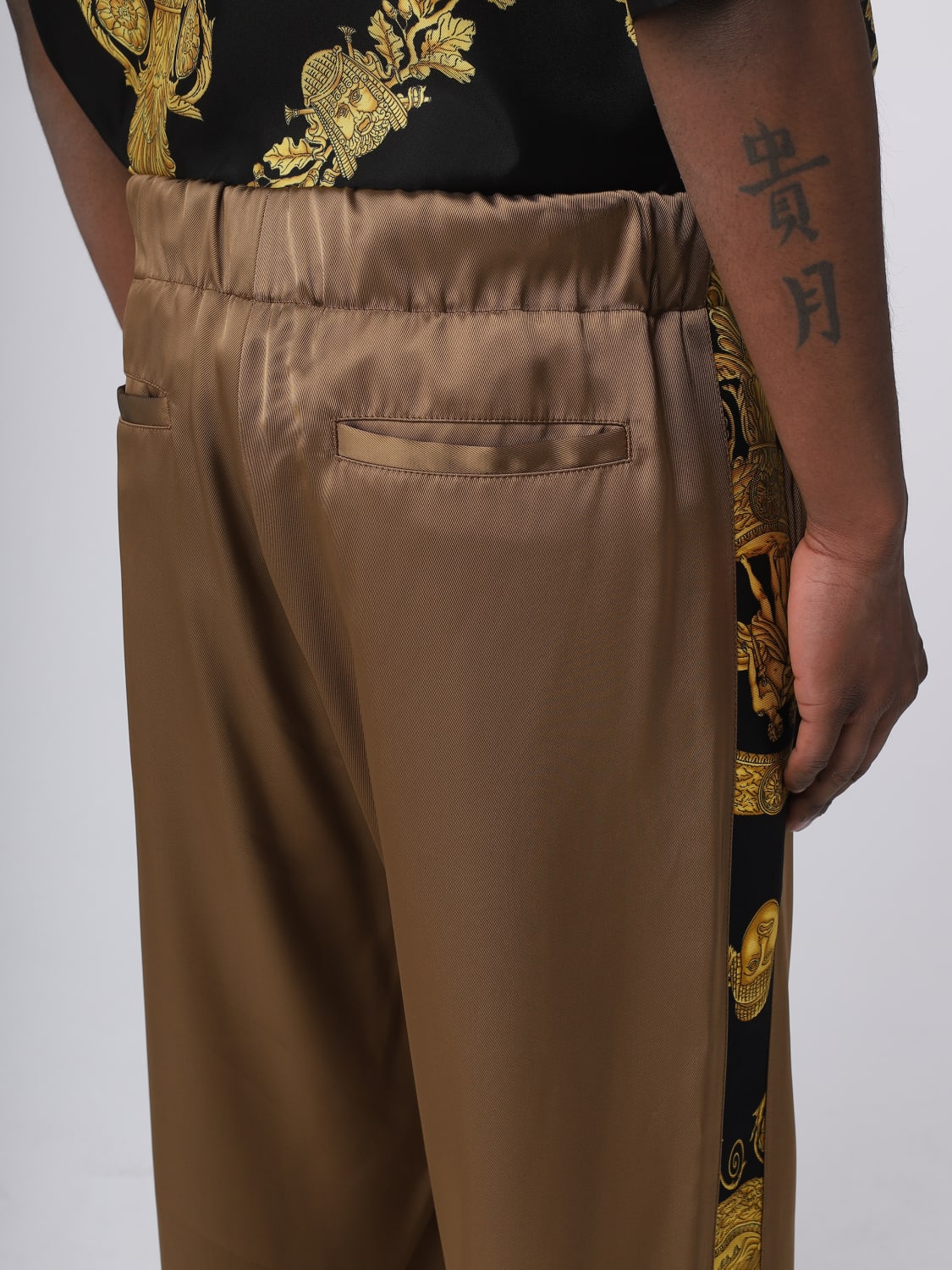 VERSACE PANTALON: Pantalon homme Versace, Brun - Img 5