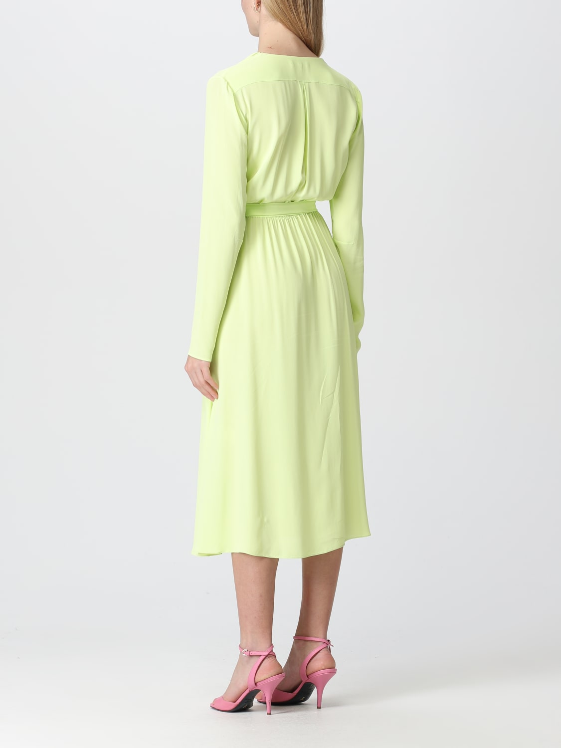 PATRIZIA PEPE DRESS: Dress woman Patrizia Pepe, Lime - Img 2