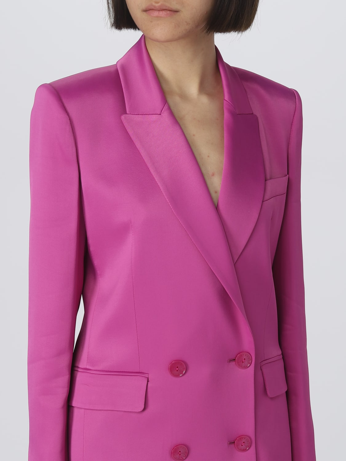 PATRIZIA PEPE BLAZER: Blazer Patrizia Pepe in viscosa stretch, Fragola - Img 3