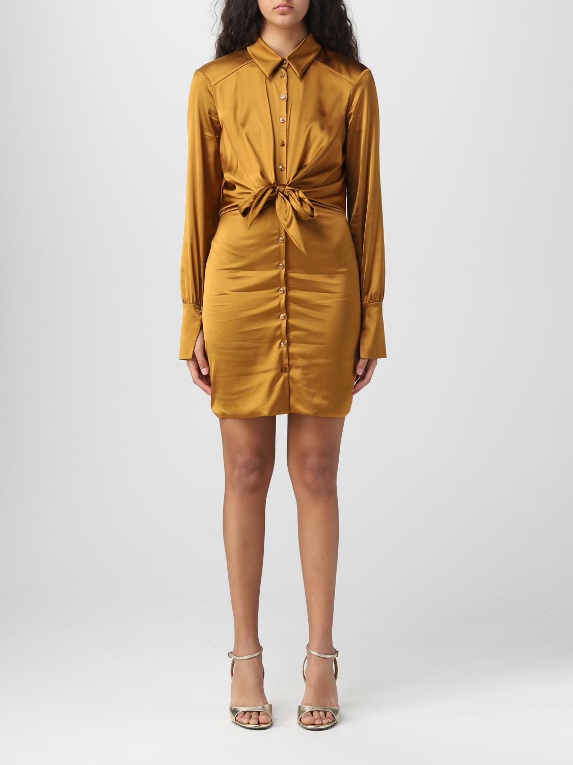 PATRIZIA PEPE DRESS: Dress woman Patrizia Pepe, Bronze - Img 1