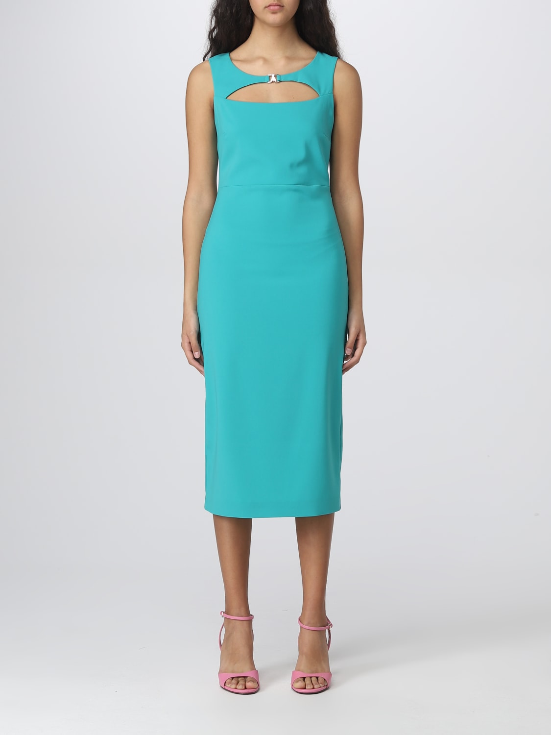 PATRIZIA PEPE DRESS: Dress woman Patrizia Pepe, Green - Img 1