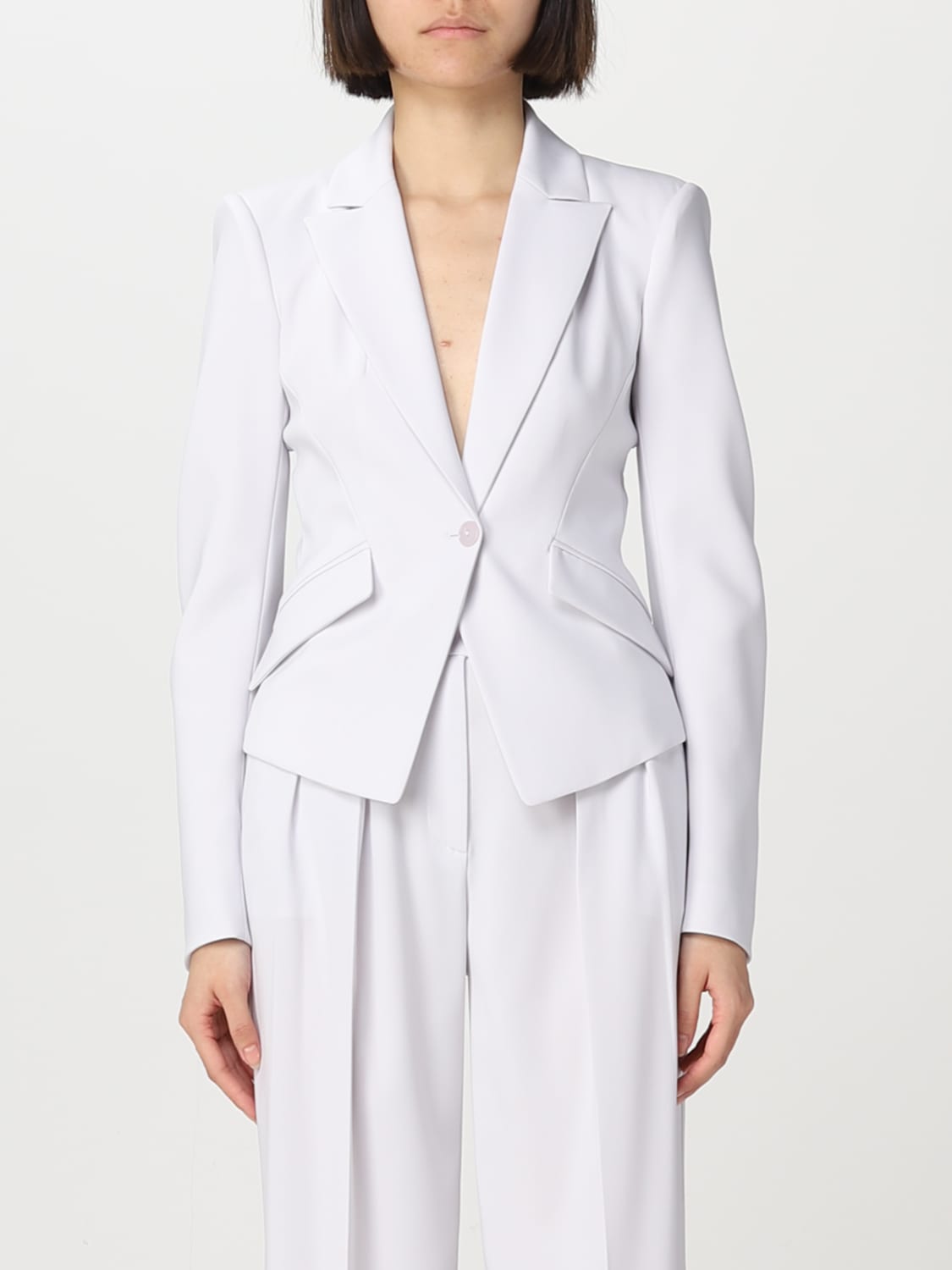 PATRIZIA PEPE BLAZER: Blazer woman Patrizia Pepe, Ice - Img 1