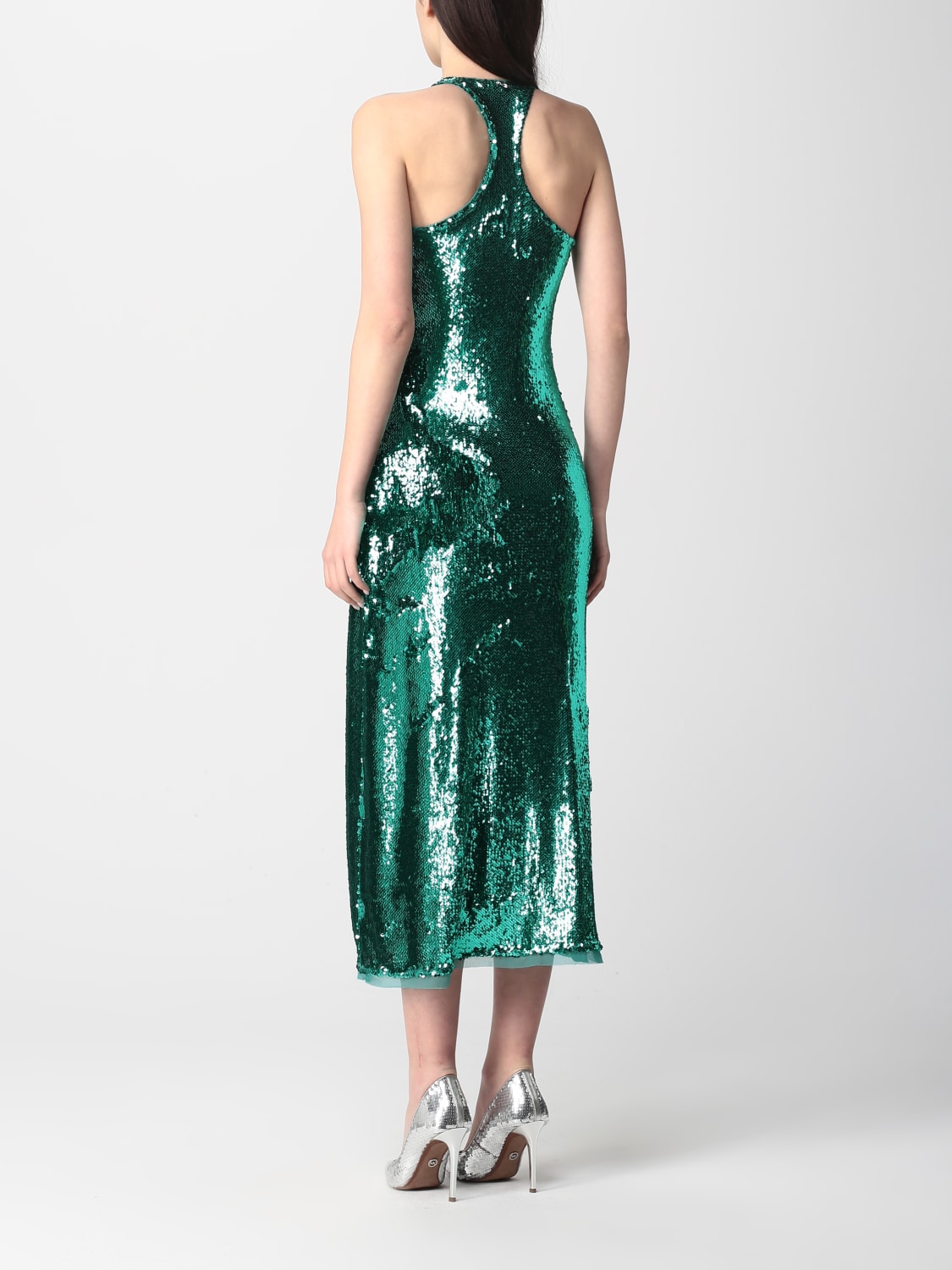 PATRIZIA PEPE DRESS: Dress woman Patrizia Pepe, Green - Img 2