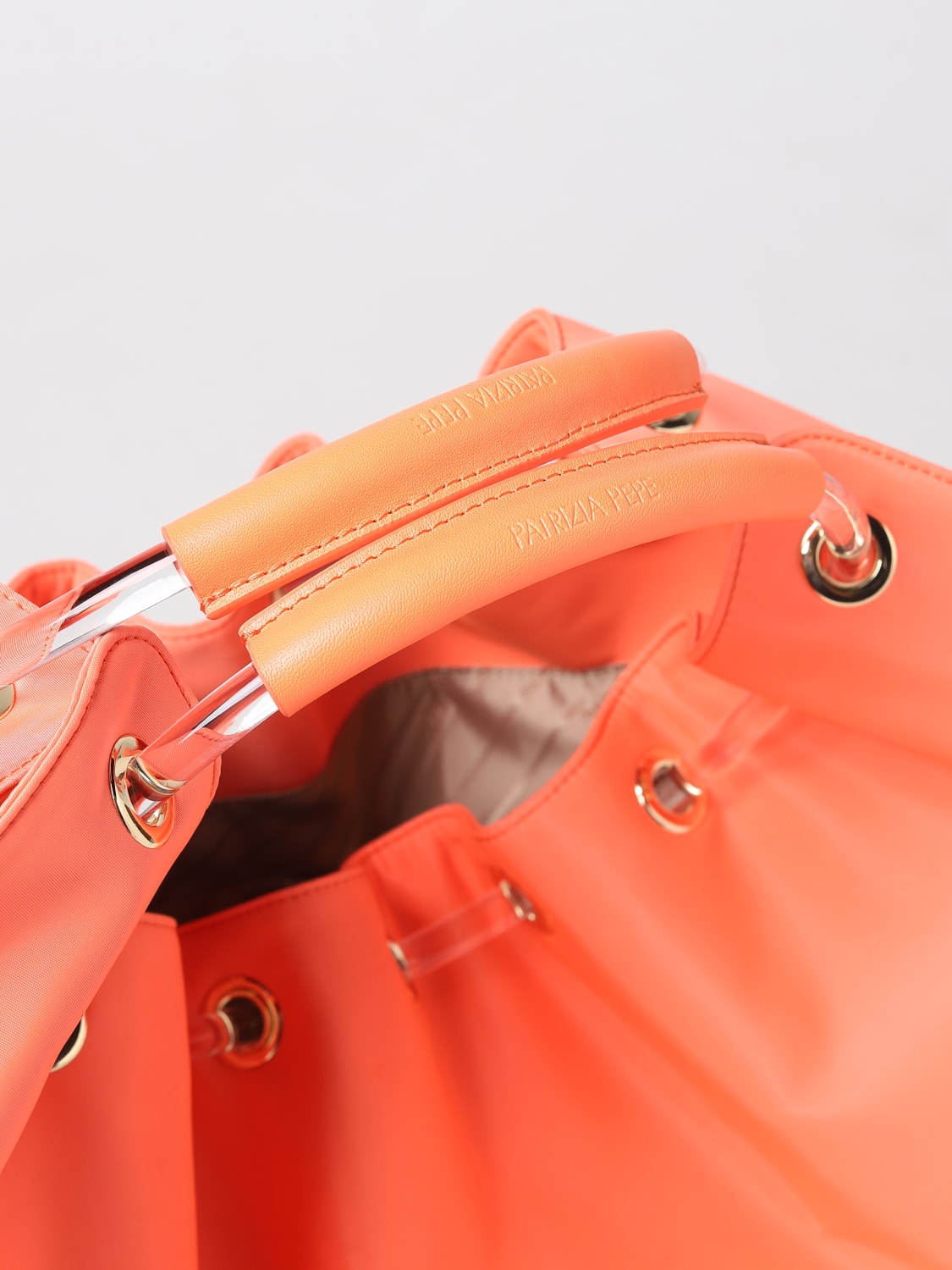 PATRIZIA PEPE HANDBAG: Shoulder bag woman Patrizia Pepe, Coral - Img 3