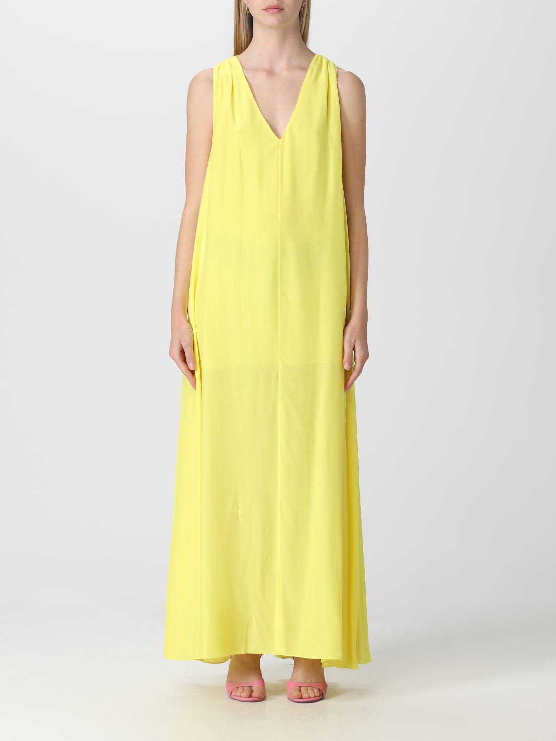 PATRIZIA PEPE DRESS: Dress woman Patrizia Pepe, Yellow - Img 1