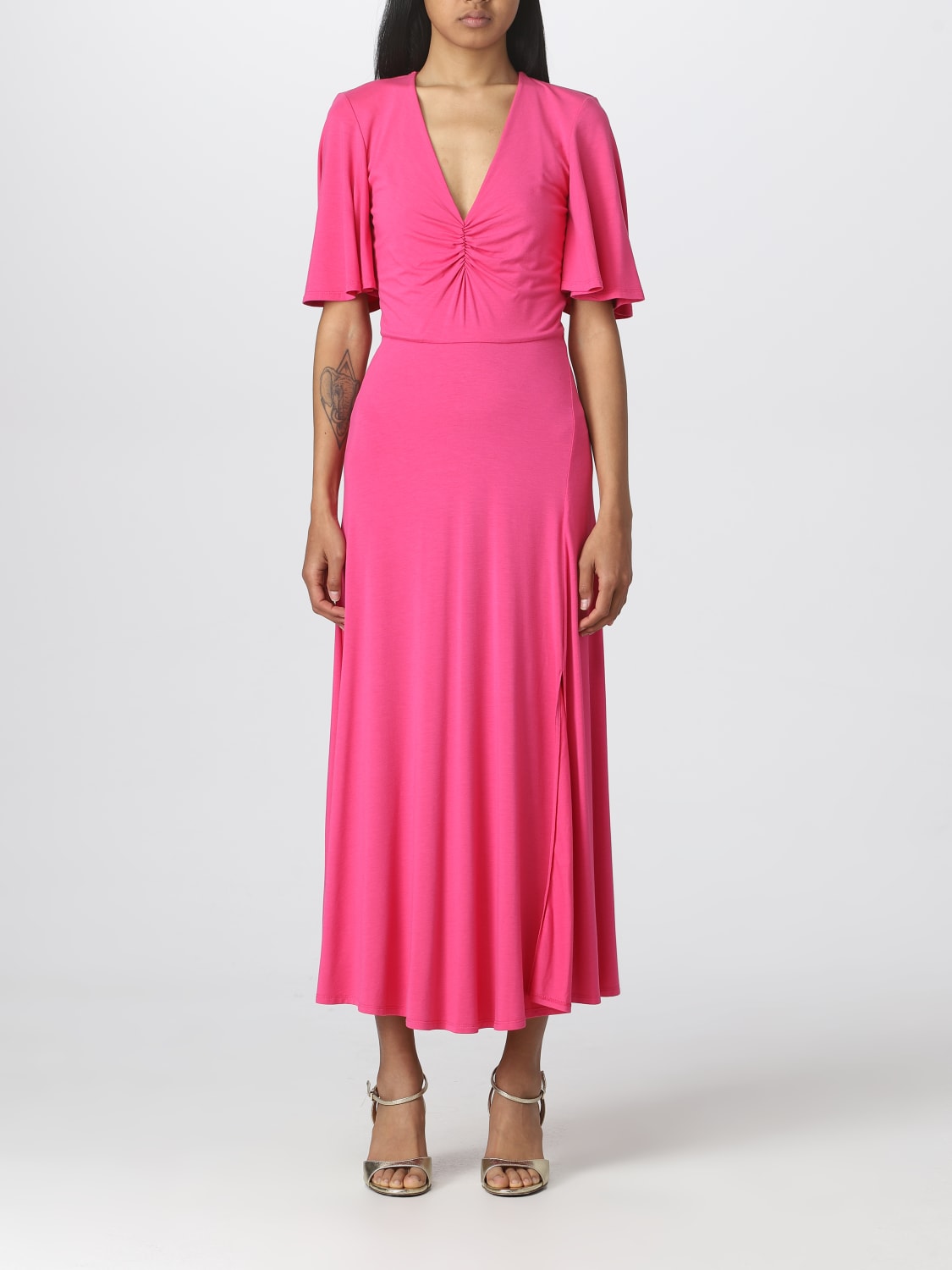 PATRIZIA PEPE DRESS: Dress woman Patrizia Pepe, Fuchsia - Img 1