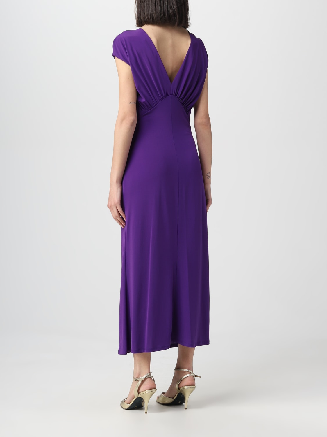 PATRIZIA PEPE DRESS: Dress woman Patrizia Pepe, Violet - Img 2