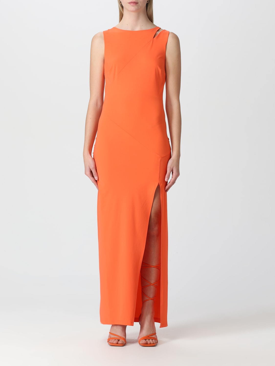 PATRIZIA PEPE DRESS: Dress woman Patrizia Pepe, Coral - Img 1